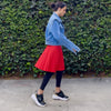 MM Pleated Skirt Red