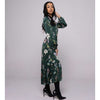 Gittel Green Silk Dress