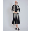 Cream Shimmer Vert Stripe Set by Yal