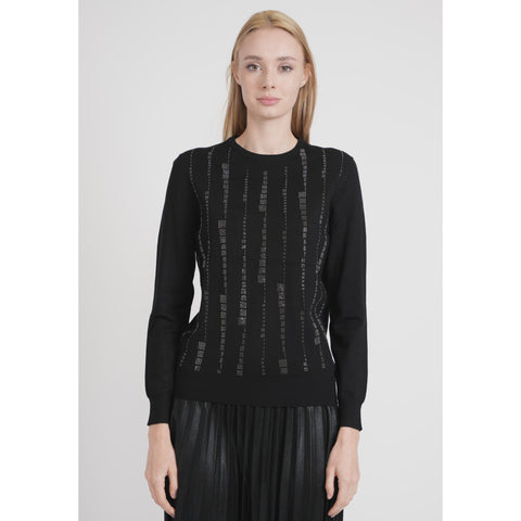 Studded Box Detail Yal Sweater