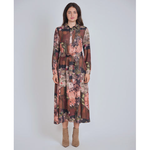 Floral Fall Print Dress