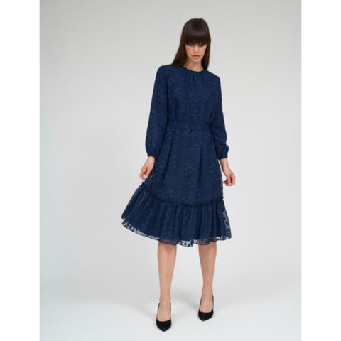 Bella Dress Navy by DF