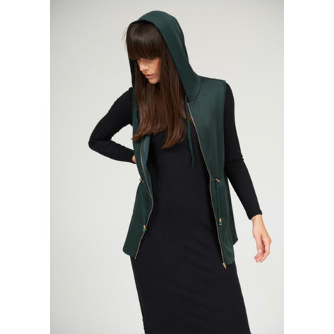 Hoodie Vest Forest by DF