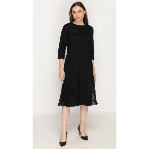 Aline Lace Dress Black