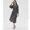 Side Ruffle Dress Navy by MM