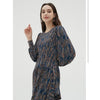 Side Ruffle Dress Navy by MM