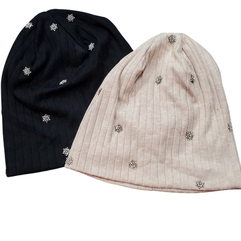 Snowflake Stones Beanie by Dacee