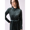 Green Velour Waisted Dress by OC