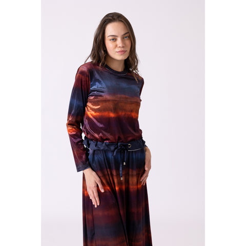 Ombre Velvet Robe