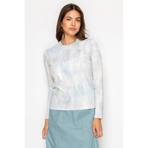 Blue Marble Print Tee