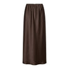 Brown Satin Skirt OC