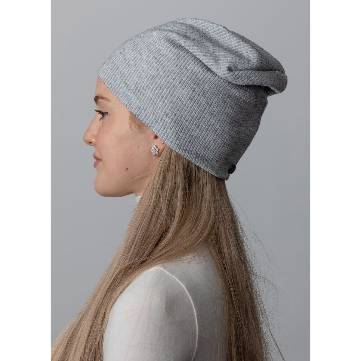 Heathered Knit Beanie Valeri