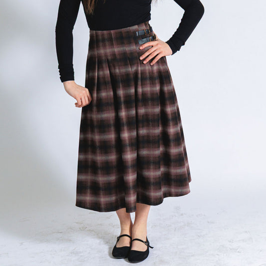 Purple Plaid Skirt Thread