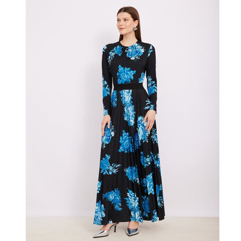 Blue Flower Maxi Dress OC