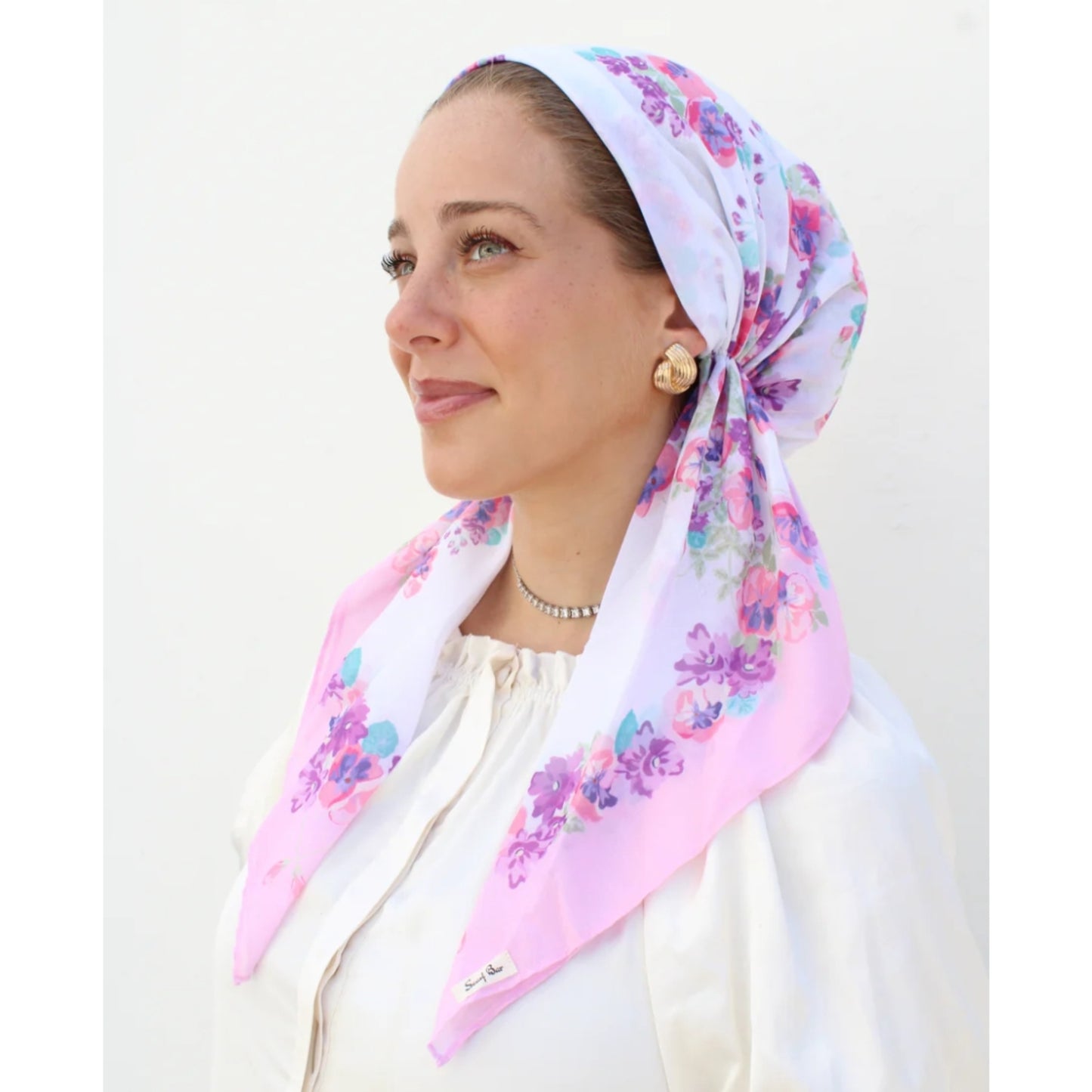 Blush Multi Floral Headscarf SB (More Styles)