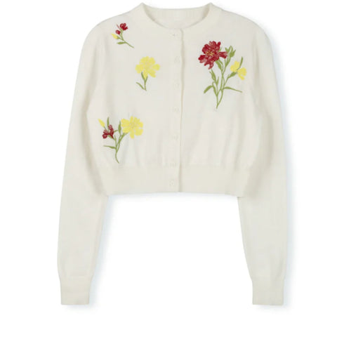 Yanny Floral Printed Cardigan Teen