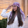 Burgundy Toile Headscarf SB