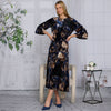 Farrah Abstract Blue Dress