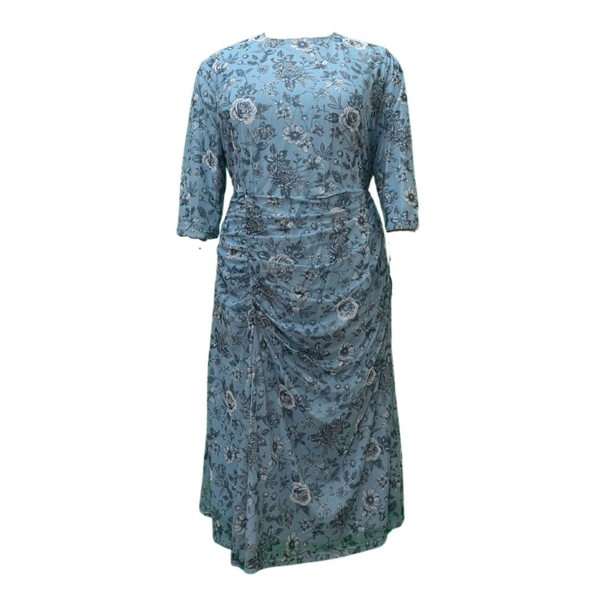 Muse Dress Sky Blue Floral