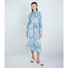 Blue Paisley Toile Dress - The Mimi Boutique