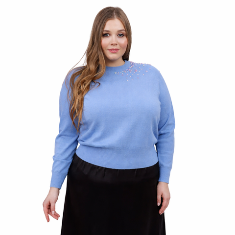 Beaded Sweater Code Plus