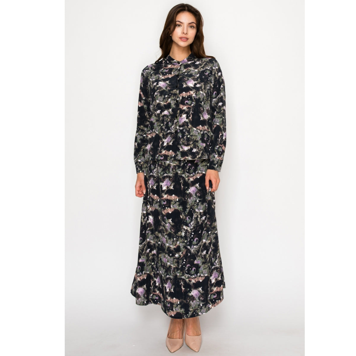 Purple Floral Set