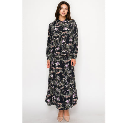 Purple Floral Set