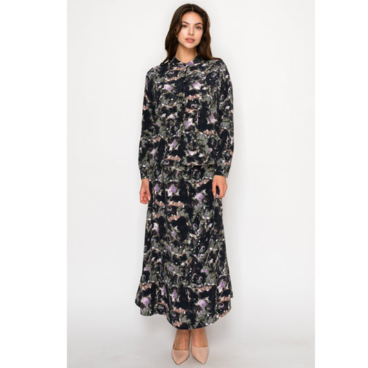 Purple Floral Set