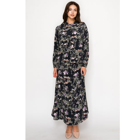 Purple Floral Set