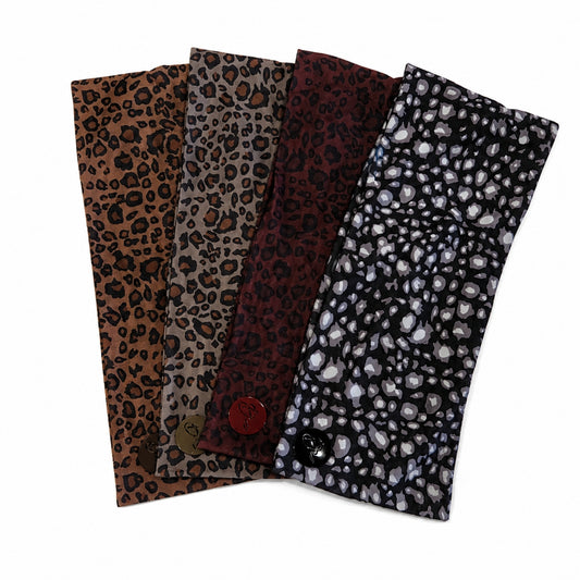Mesh Leopard Headband Dacee