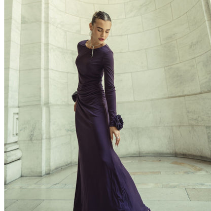 Faye Maxi Deep Plum Adina LV