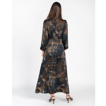 Becca Dress Navy Abstract Adina LV