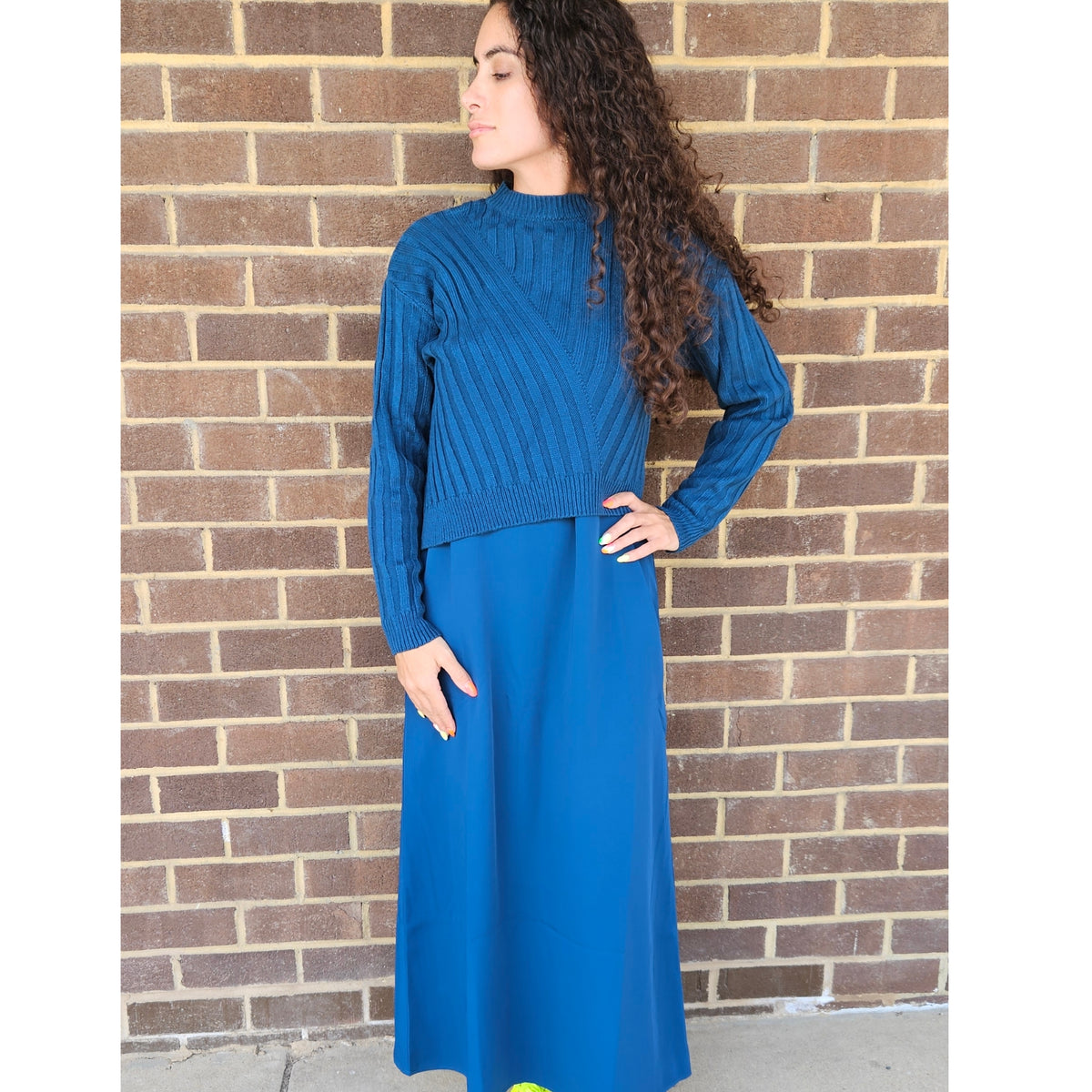 Teal Slip Dress Lilac Teen