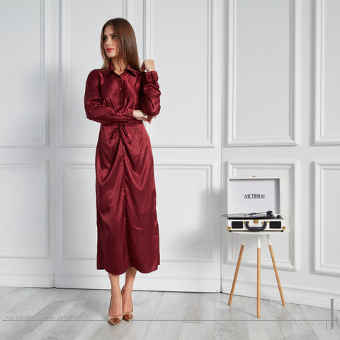 Kira Dress Wine