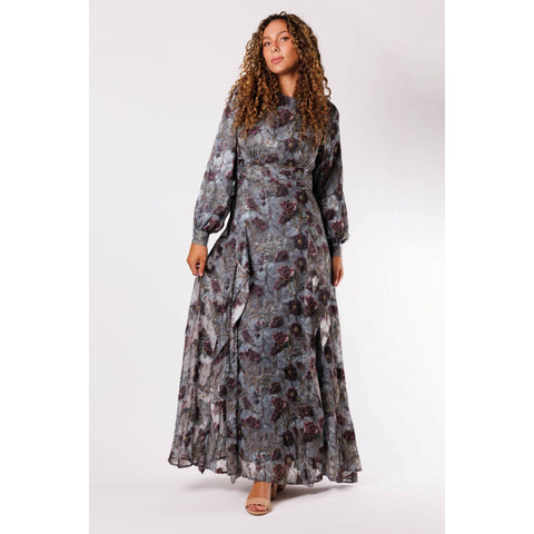 Sasha Slate Dress - The Mimi Boutique