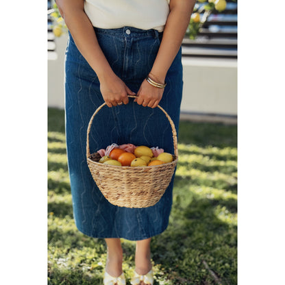 Denim V Skirt Code Plus