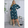 Alice Dress Teal Textured