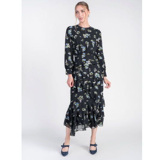 Esme Dress Flowers on Chiffon Adina LV