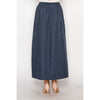 Navy Cotton Aline Skirt