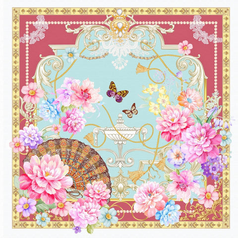Blush Versailles Headscarf Nicsessories