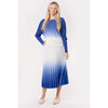 Pleated Ombre Satin Skirt - The Mimi Boutique