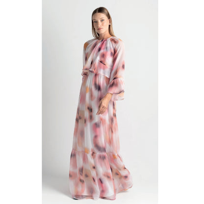Sunset Chiffon Gown - The Mimi Boutique