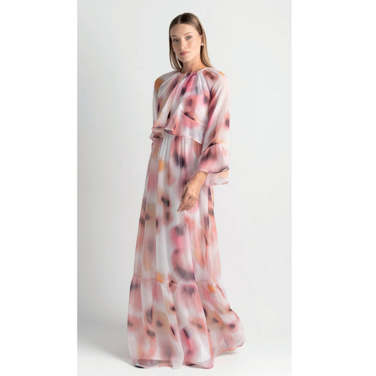Sunset Chiffon Gown - The Mimi Boutique
