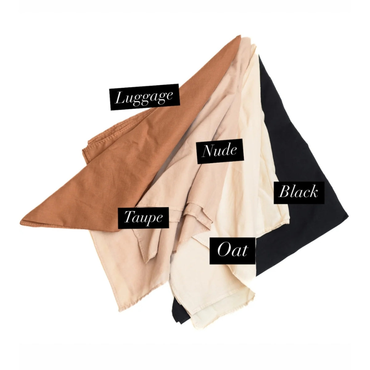 Cotton Solid Bandanas Nicsessories