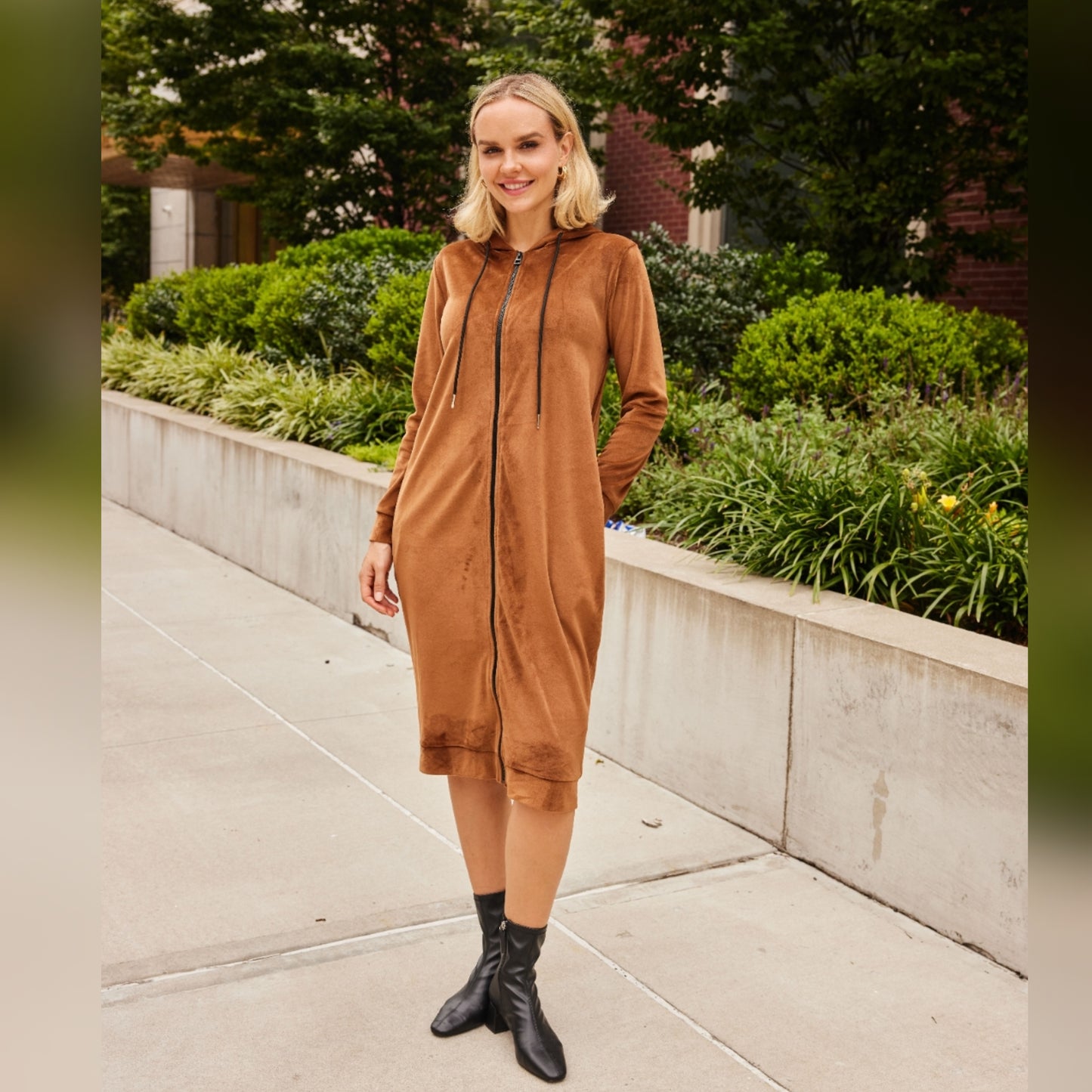 Caramel Carrie Hoodie Dress 2.0