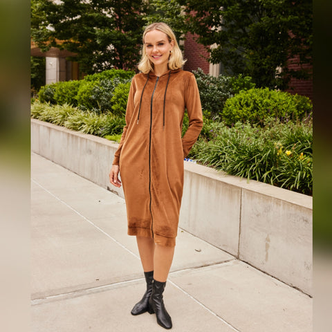 Caramel Carrie Hoodie Dress 2.0