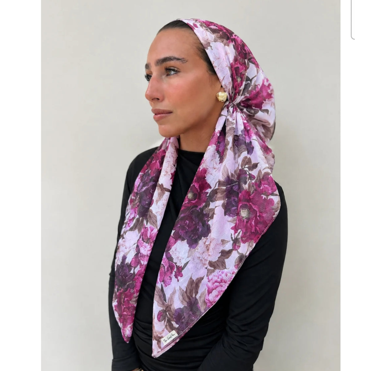 Deep Berry Headscarf SB