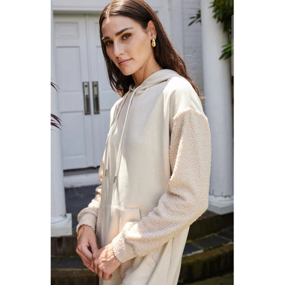 Molly Hoodie Dress Ivory