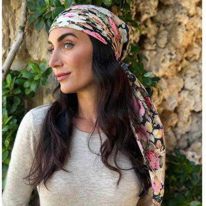 Vintage Rose Headscarf SB