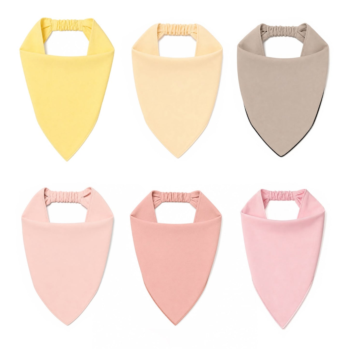 Solid Colors Pre-tied Bandana Nicsessories